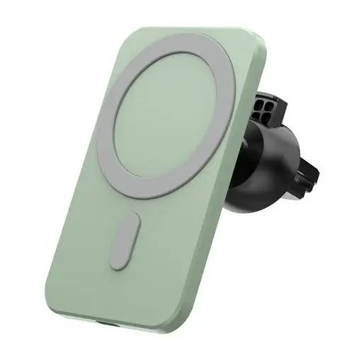 MagSafe wireless car charger installed in vehicle