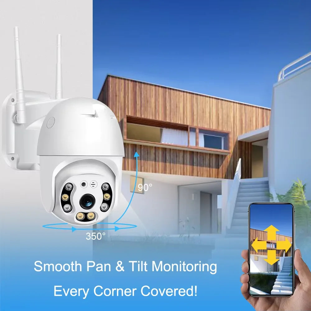 Outdoor security camera mounting bracket and installation