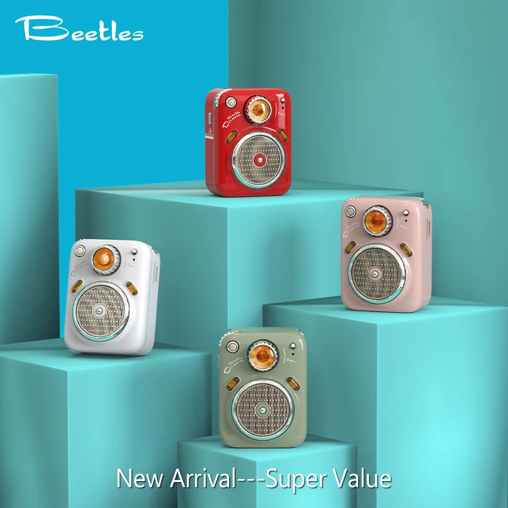 Divoom B-Beetles Mini Bluetooth Speaker – Compact, Portable & Colorful Digispots