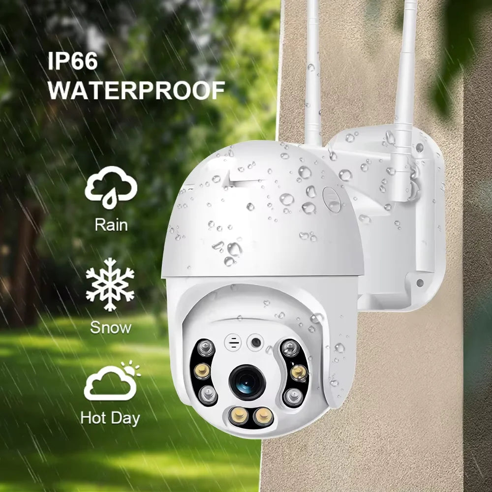 Outdoor camera weatherproof housing IP66 rating detail