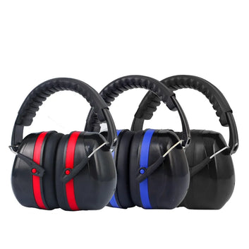 Ear defenders worn by child kid hearing protection