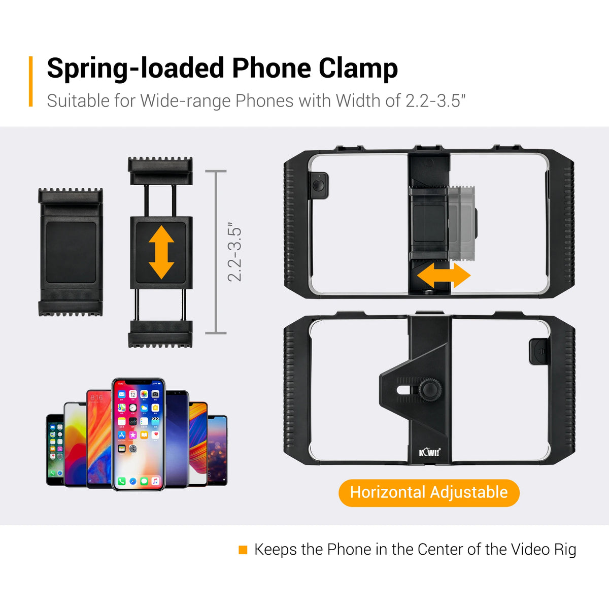 Handheld stabilizer rig size comparison compact portable