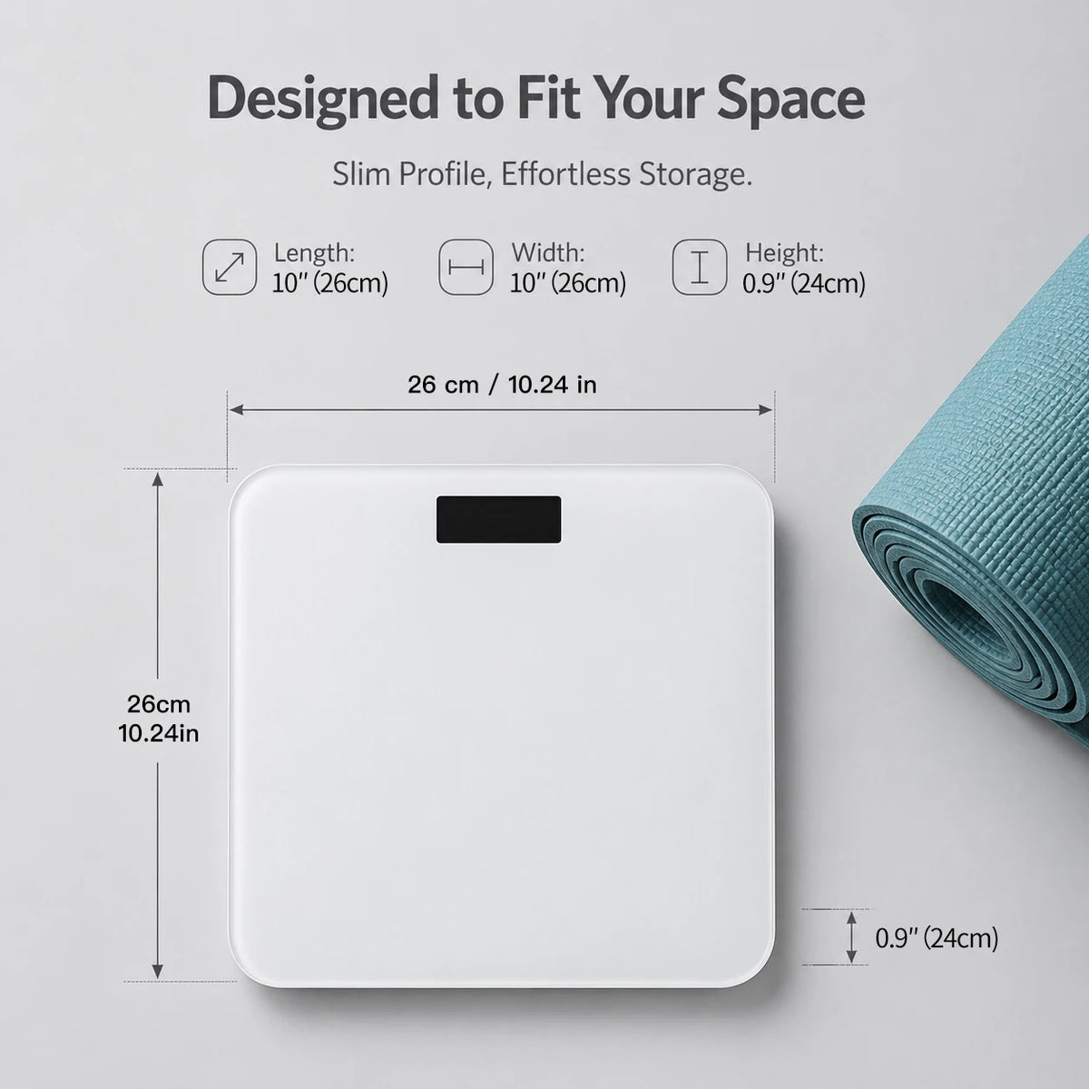 Digital weight scale, high-precision bathroom scale, digital display function, weight scale, bathroom scale, body scale Digispots