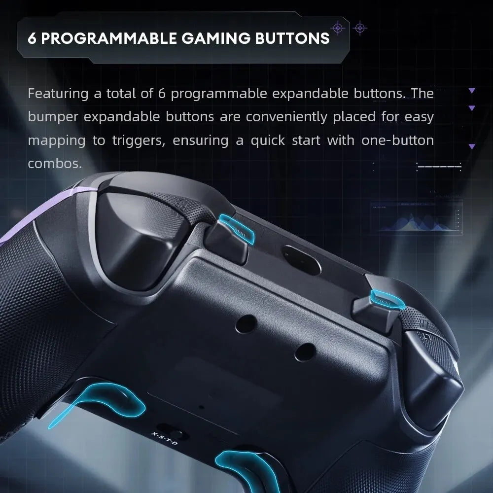 THUNDEROBOT G50S Wireless Gaming Controller – Hall Effect Joystick, 1000Hz Polling Rate Digispots