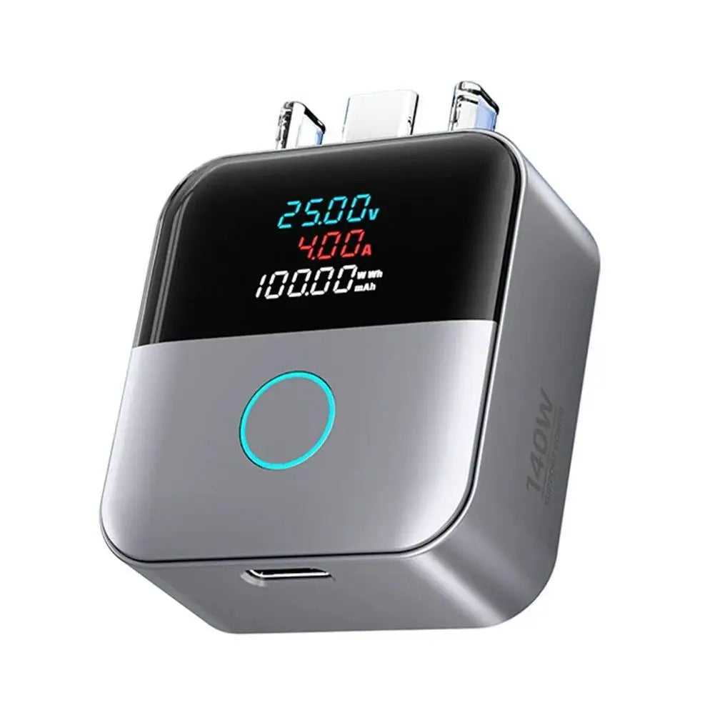 Smart 140W Charging Separator With Digital Screen Automatic Power Off Overcharge Protection Voltage Current Monitor Charger Digispots