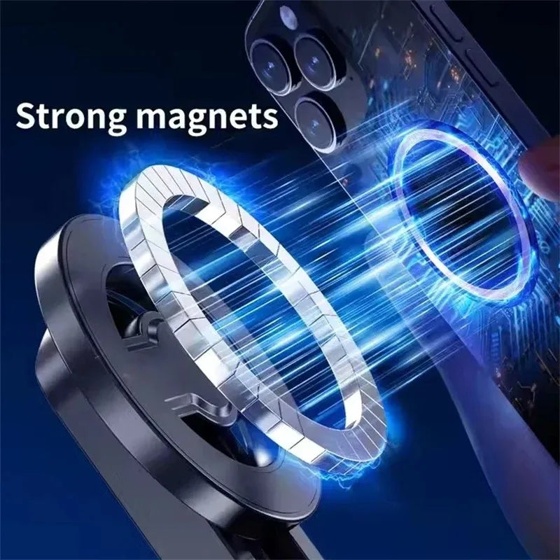For Magsafe Tripod Bluetooth Remote Magnetic Mini Selfie Stick For iPhone Android Magsafe Travel Monopod Mobile Phone Stabilizer Digispots