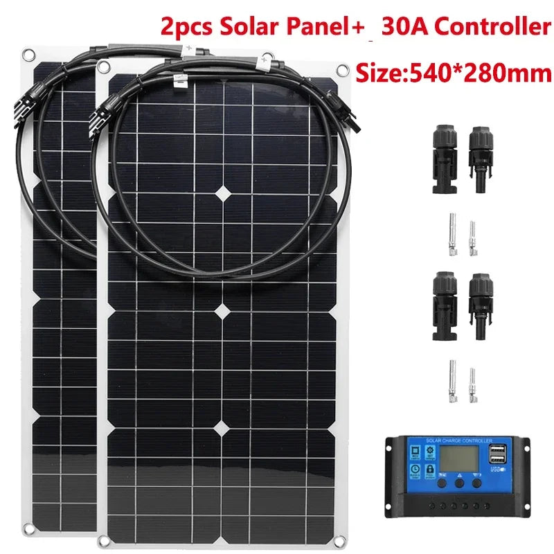 Flexible Solar Panel Charger – 18V, Foldable Design for Camping & RV Digispots