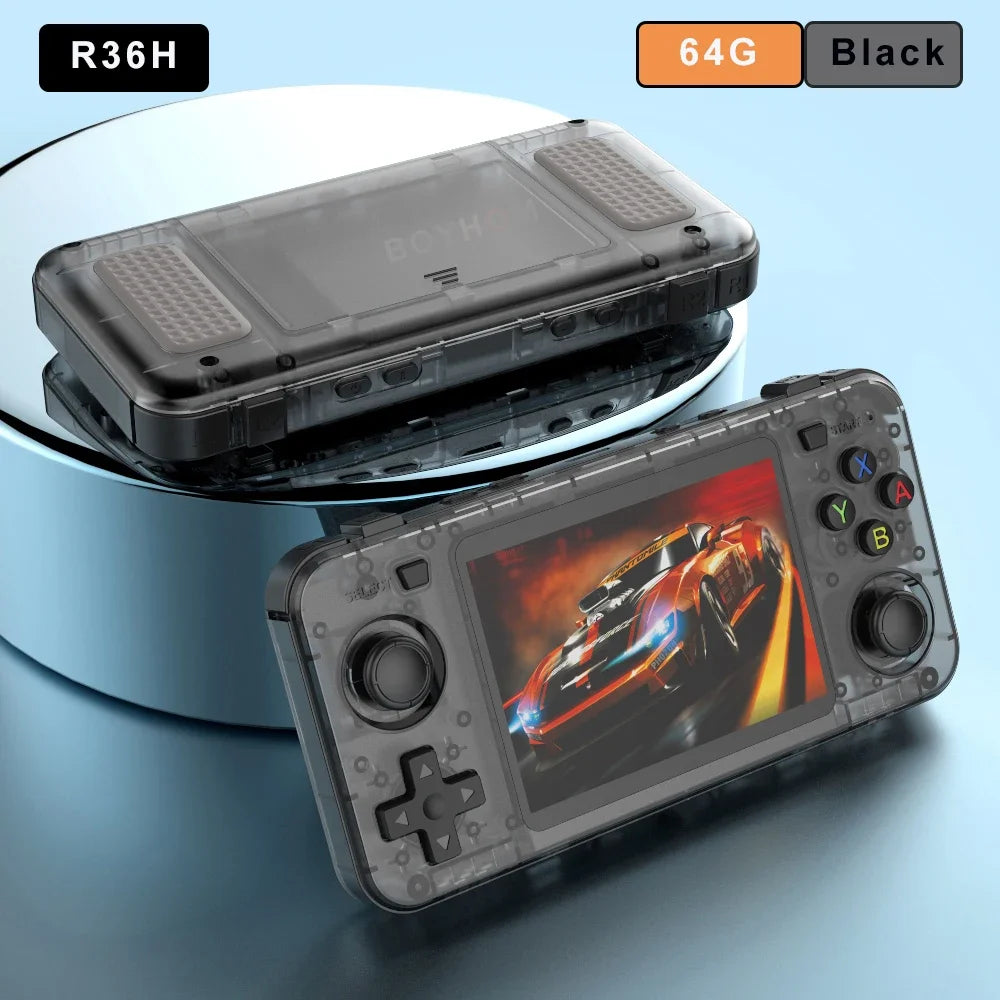 R36H Retro Handheld Console – Open-Source Linux, 3.5" IPS Screen & Classic Games Digispots