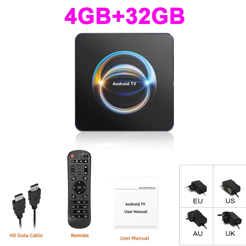 Android Media Box – 8K Playback, WiFi 6 & Bluetooth 5.4 Digispots