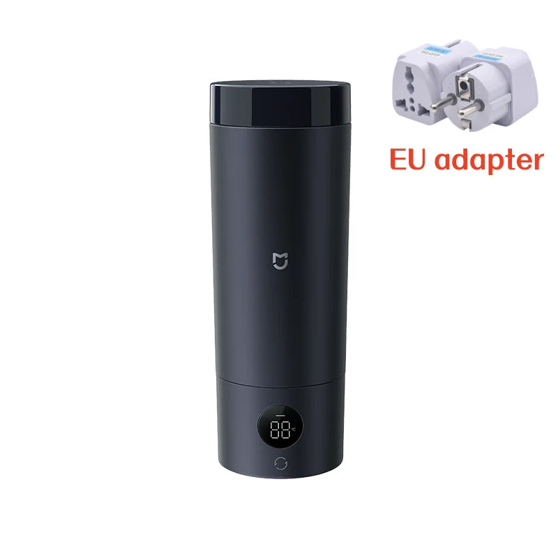 Portable heating cup making hot drink tea coffee