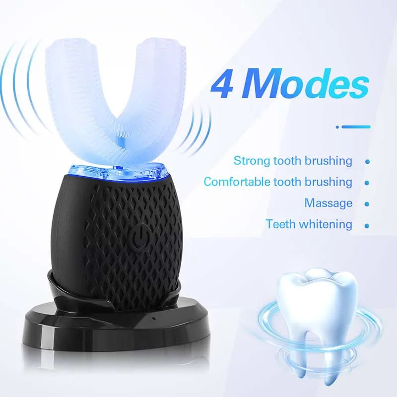 Sonic toothbrush LED display battery charge indicator