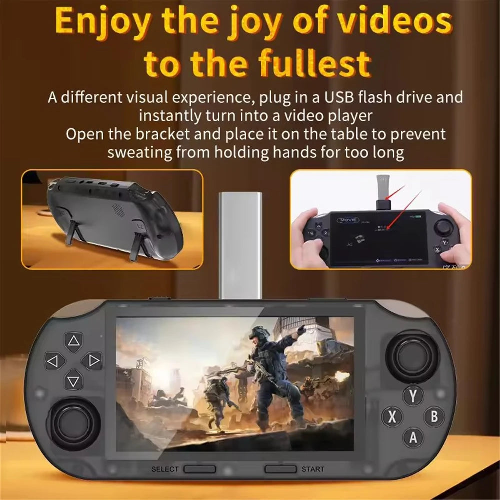 COOL DIER Retro Handheld Game Console – 4.5" IPS Screen, Linux System & 3000mAh Battery Digispots