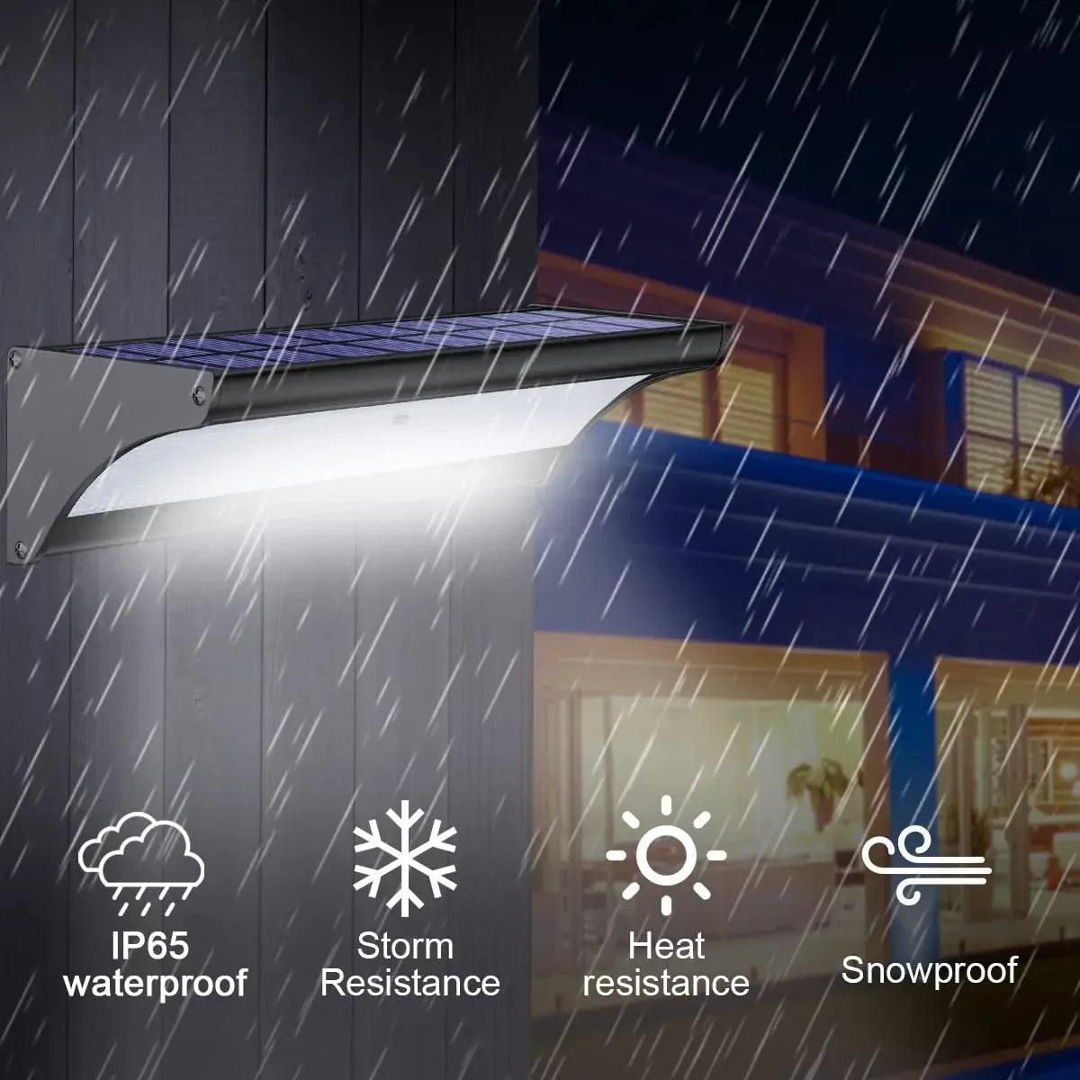 Solar Outdoor Security Wall Light – Motion Sensor, Super Bright LED, Aluminium Digispots