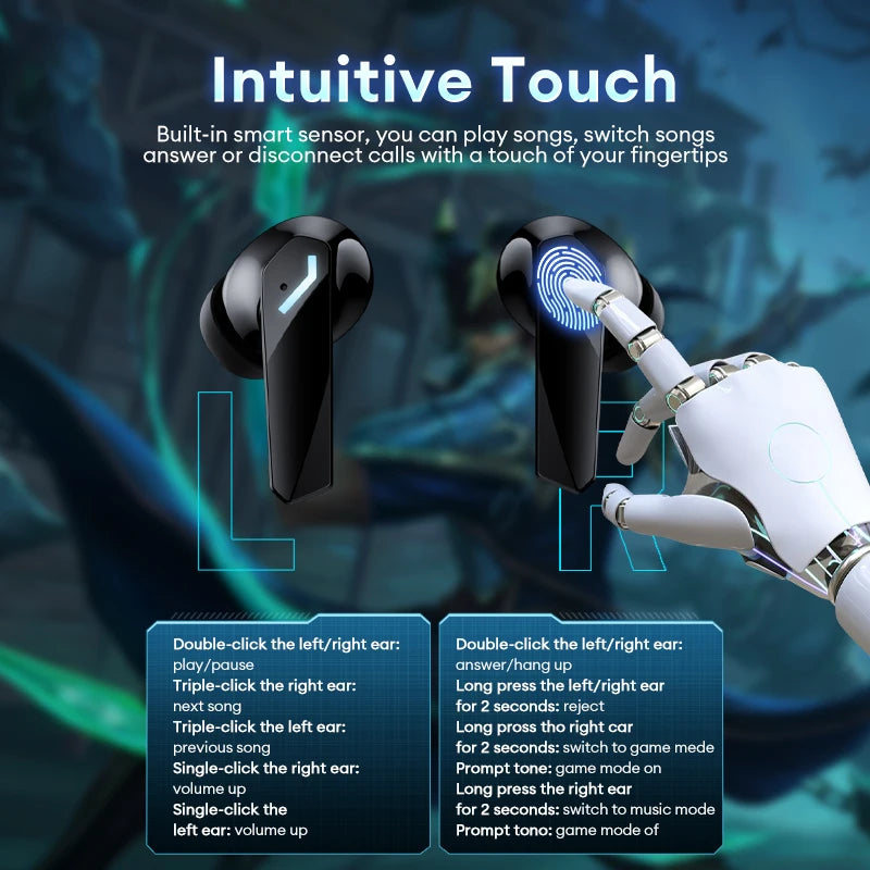 Lenovo GM2 Pro Max TWS Earbuds – Bluetooth, Noise Cancelling, Gaming & Sport Digispots