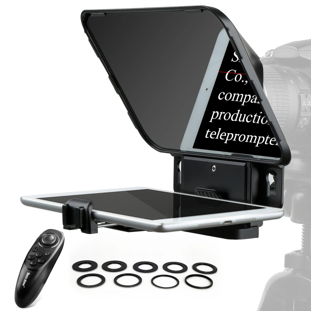 Desview T3 Teleprompter – iPad, Tablet & Smartphone with Wireless Remote Control Digispots