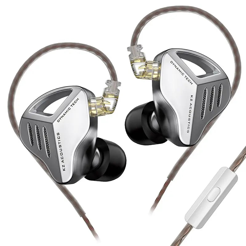 KZ ZVX Earphones Dynamic HIFI Bass Earbuds In Ear Monitor Headphones Sport Noise Cancelling Headset Digispots