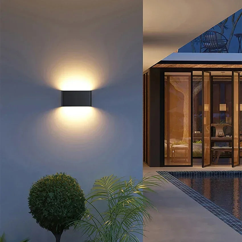 Led Up and Down Wall Lamp Outdoor  Light Waterproof  Sconce AC90-260V AU11 Digispots