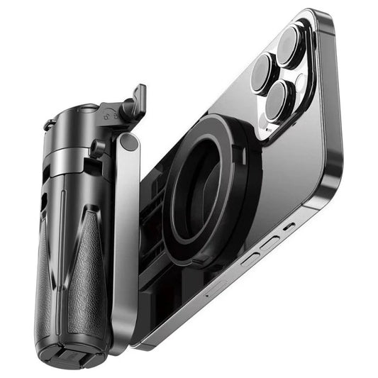For Magsafe Tripod Bluetooth Remote Magnetic Mini Selfie Stick For iPhone Android Magsafe Travel Monopod Mobile Phone Stabilizer Digispots