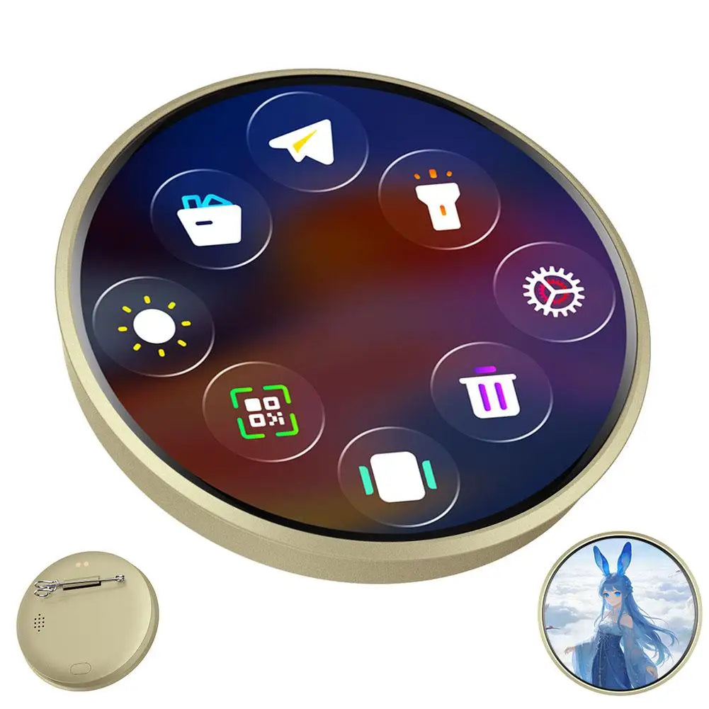 Smart badge colour options black silver gold