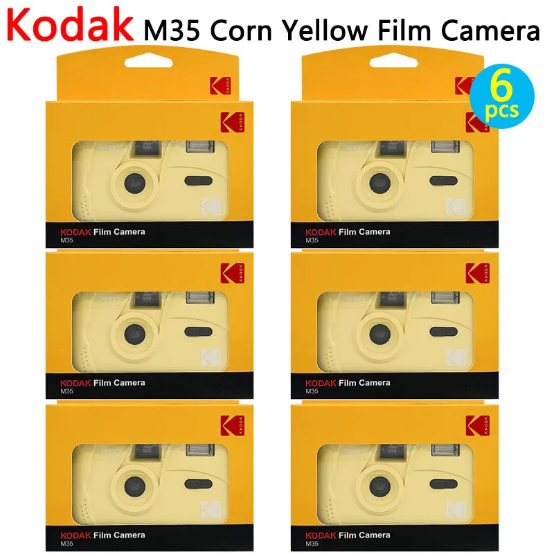 Kodak M35 Retro 35mm Film Camera – Reusable Manual Camera with Flash Digispots