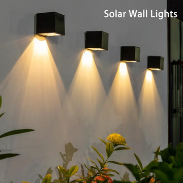 Solar garden wall lamp outdoor LED waterproof pack