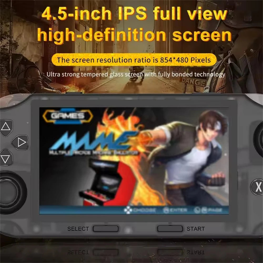 COOL DIER Retro Handheld Game Console – 4.5" IPS Screen, Linux System & 3000mAh Battery Digispots