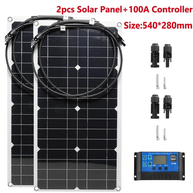Flexible Solar Panel Charger – 18V, Foldable Design for Camping & RV Digispots