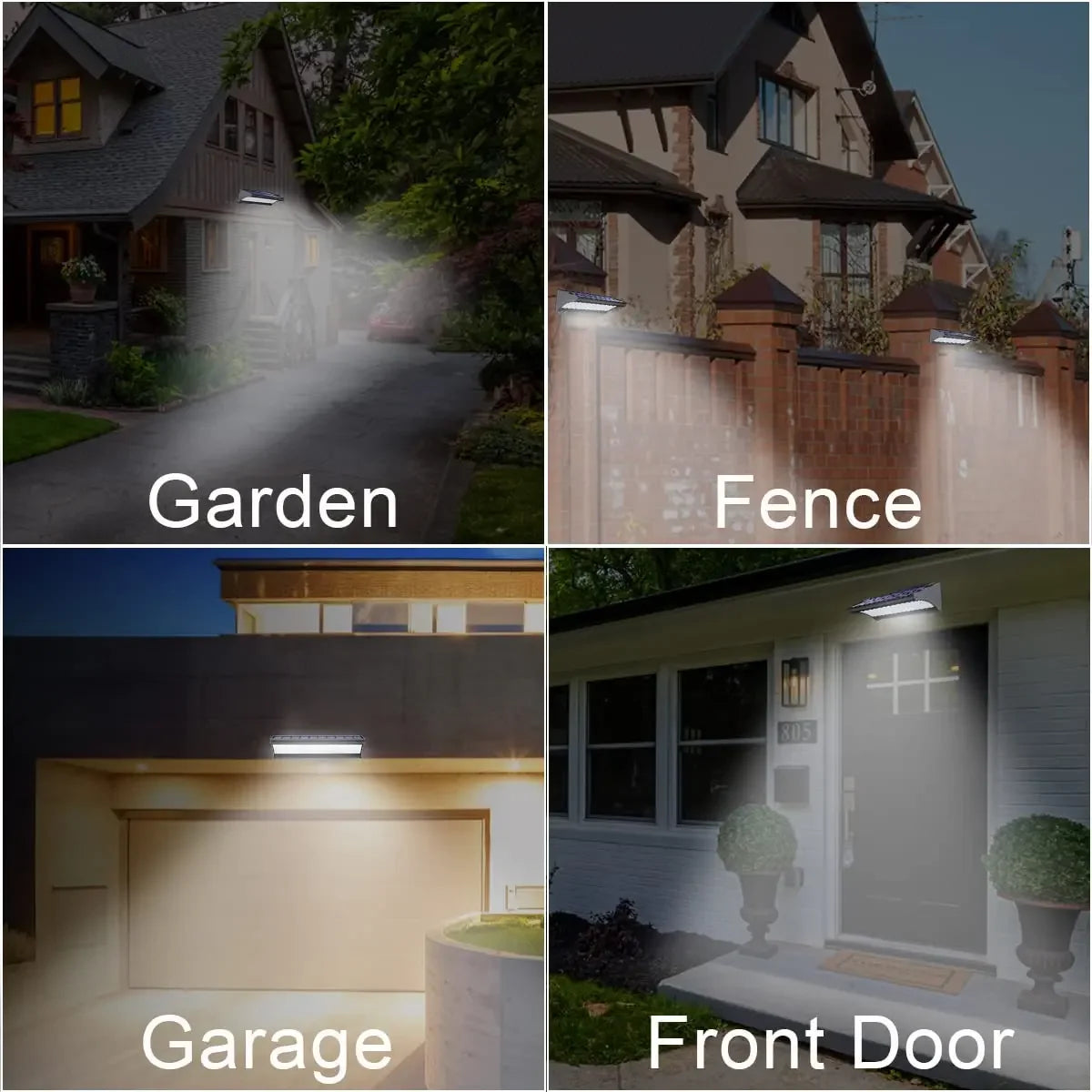 Solar Outdoor Security Wall Light – Motion Sensor, Super Bright LED, Aluminium Digispots