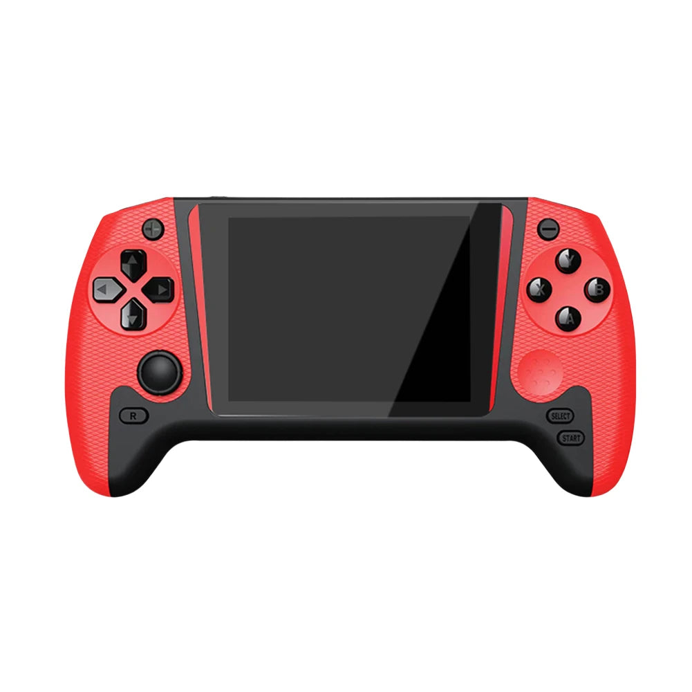 Retro game console colour options black yellow blue