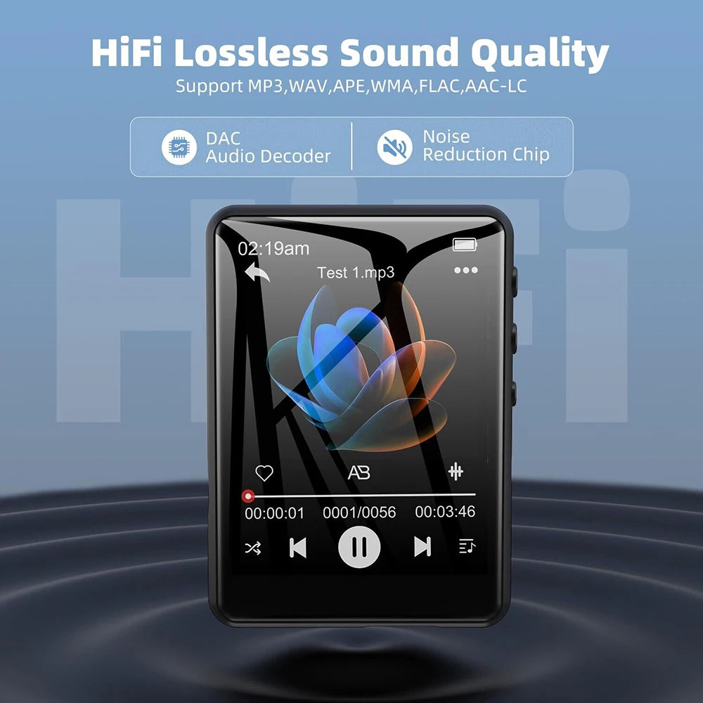 MP3 player built-in speaker compact portable design