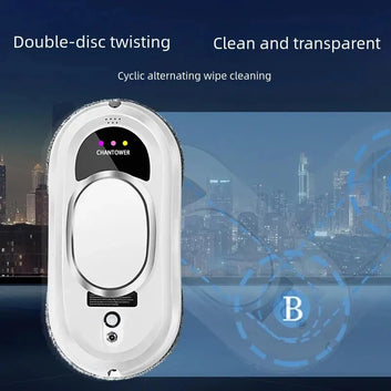 Smart window cleaning robot on glass surface cleaning