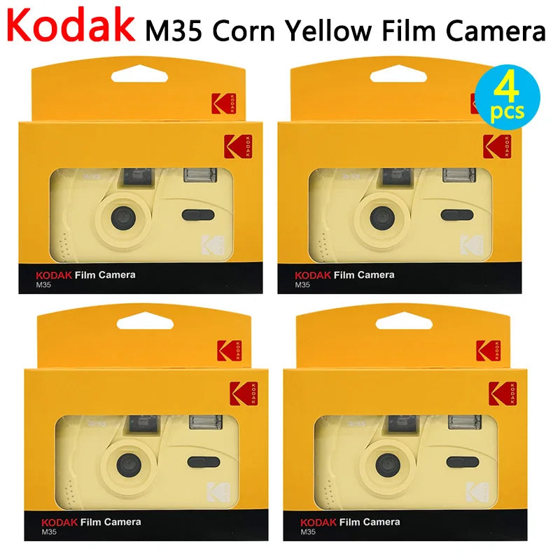 Kodak M35 Retro 35mm Film Camera – Reusable Manual Camera with Flash Digispots