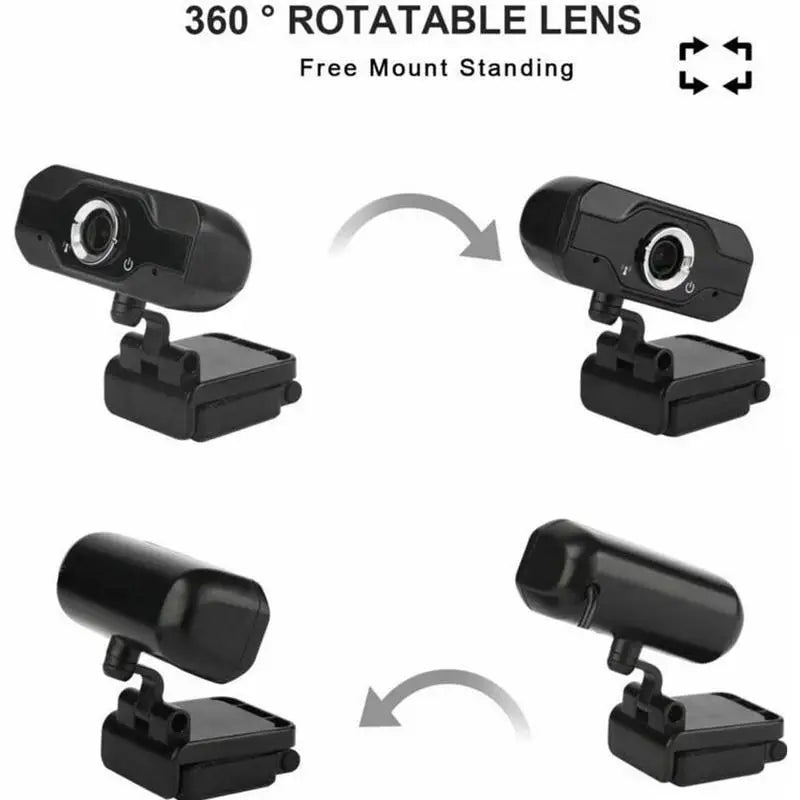 4K camera mounted on laptop screen monitor clip
