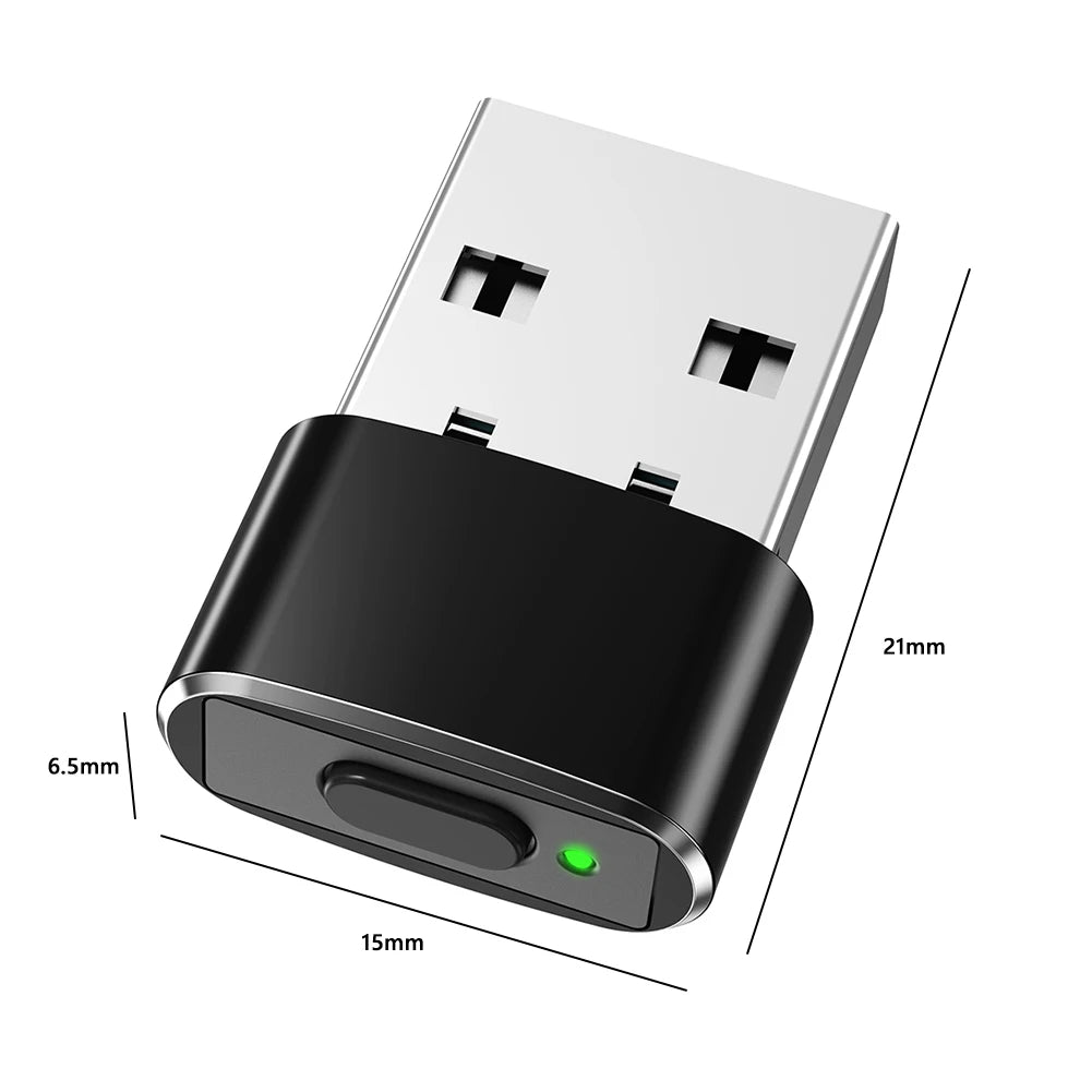 M8 M10 Mouse Jiggler Silent Automatic Mouse Mover Undetectable USB ON/Off Auto Mouse Moving Simulator For Keeping Computer Awake Digispots