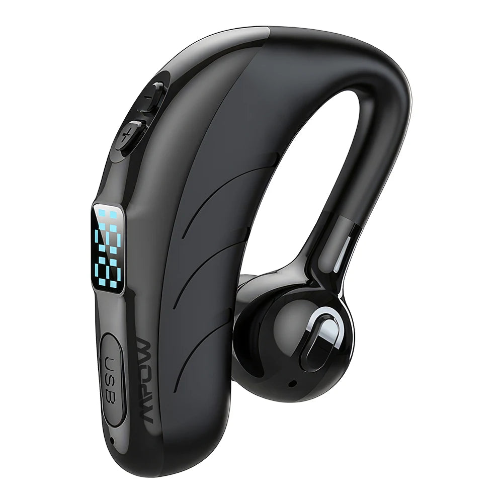 Mpow X13 Single Wireless Bluetooth Headset – Hands-Free, 25Hr Battery Digispots