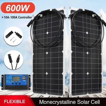 Flexible Solar Panel Charger – 18V, Foldable Design for Camping & RV Digispots