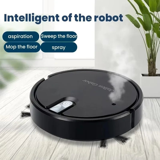 5-in-1 smart robot vacuum sweep vacuum mop spray auto navigation