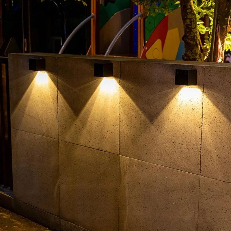 Garden wall light 4 pack multi-buy value set