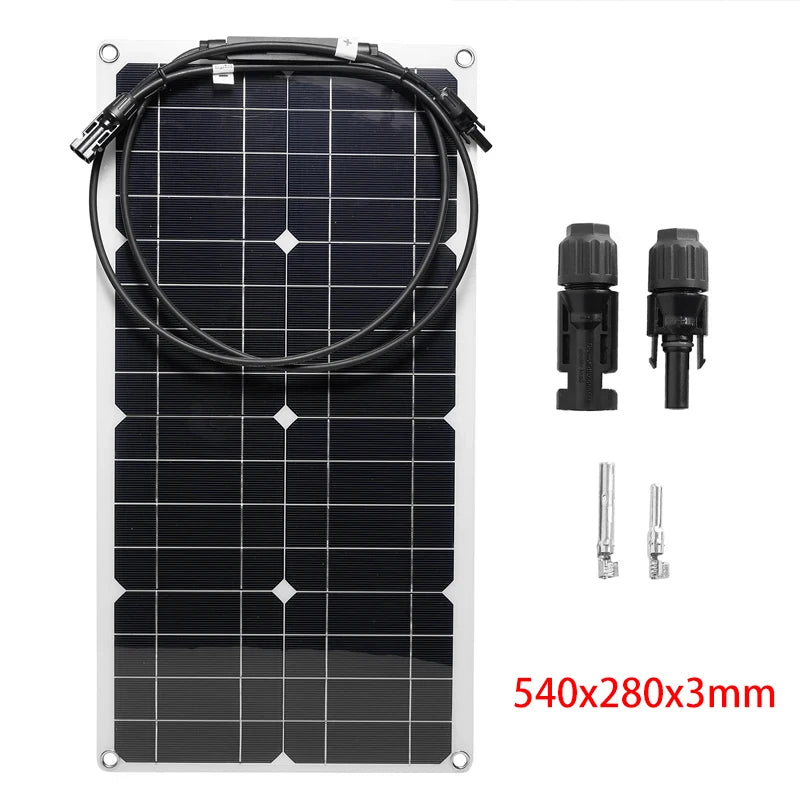 Flexible Solar Panel Charger – 18V, Foldable Design for Camping & RV Digispots