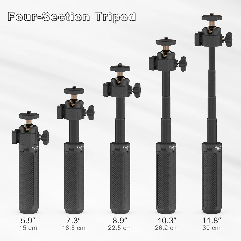 Selfie stick tripod compact folded for travel