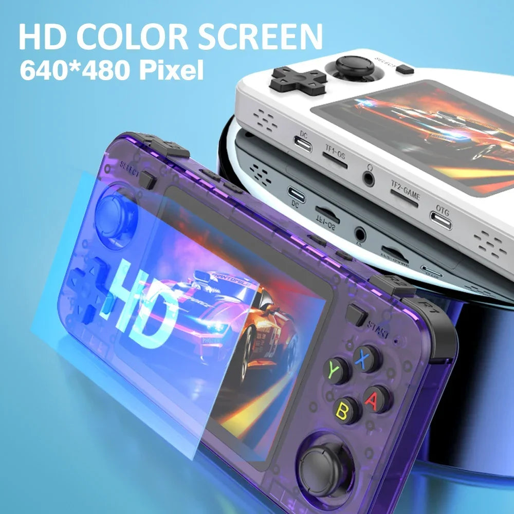 R36H Retro Handheld Console – Open-Source Linux, 3.5" IPS Screen & Classic Games Digispots