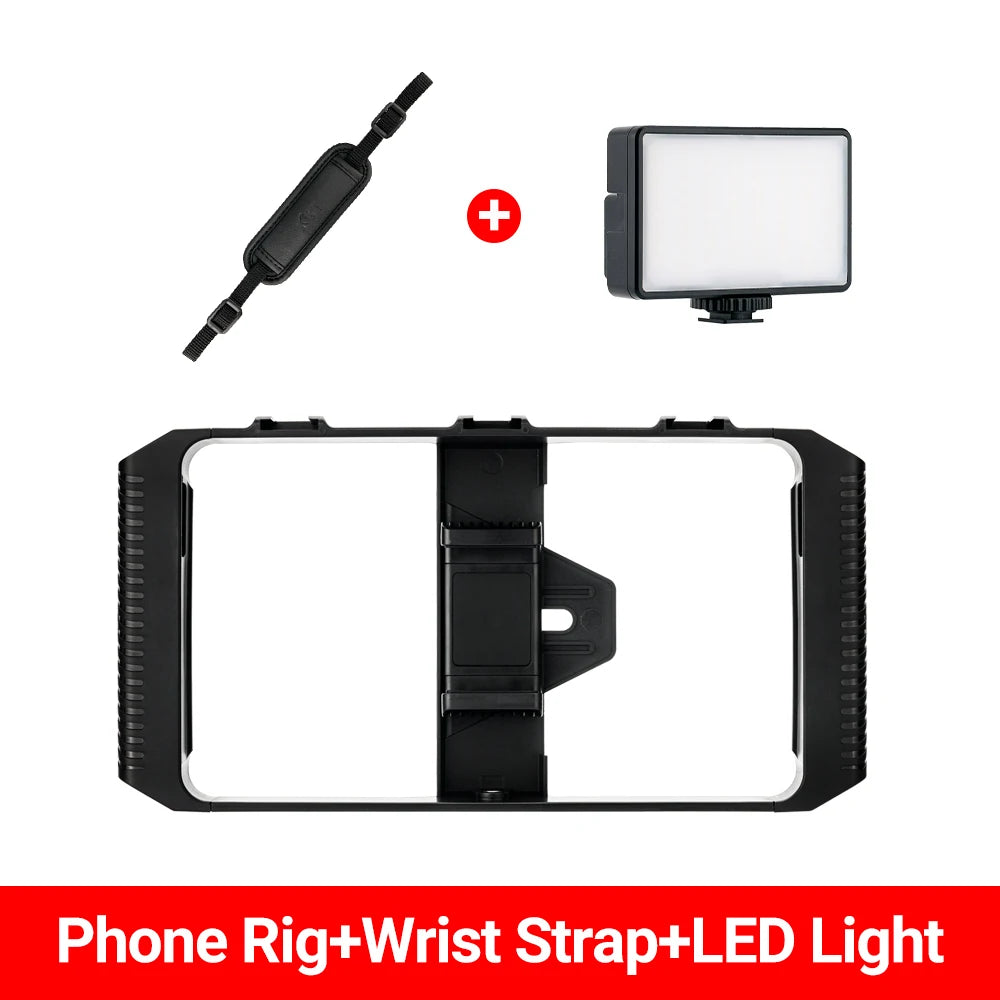 Smartphone rig mounting options and accessories
