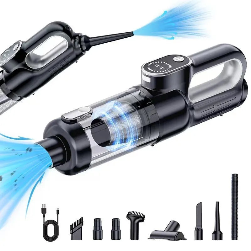 Portable 17000Pa Handheld Vacuum Cleaner – High Suction for Car & Home Digispots