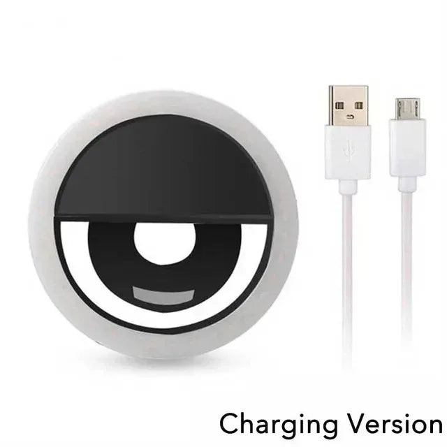 Clip-on ring light package contents accessories included