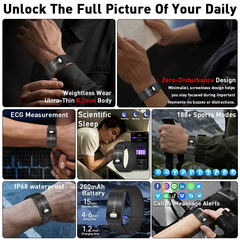 Smart bracelet blood oxygen SpO2 monitoring feature