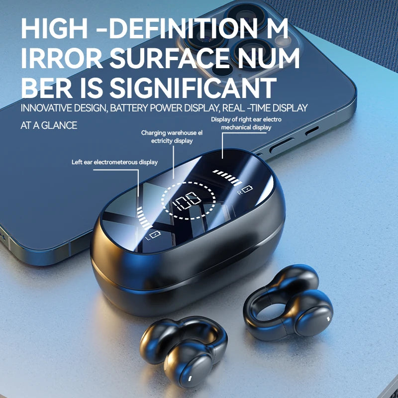 Wireless sport earphones microphone call function