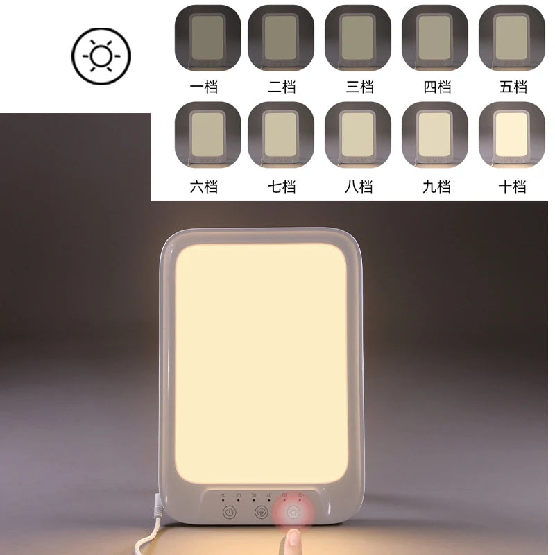 LED Daylight Therapy Lamp – 20,000 Lux, 3 Light Colours & 5 Brightness Levels Digispots