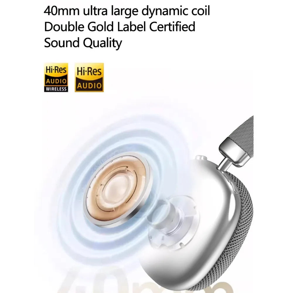 Over-Ear Wireless Gaming Headphones – Bluetooth, Noise Cancelling Mic & TF Card Support Digispots
