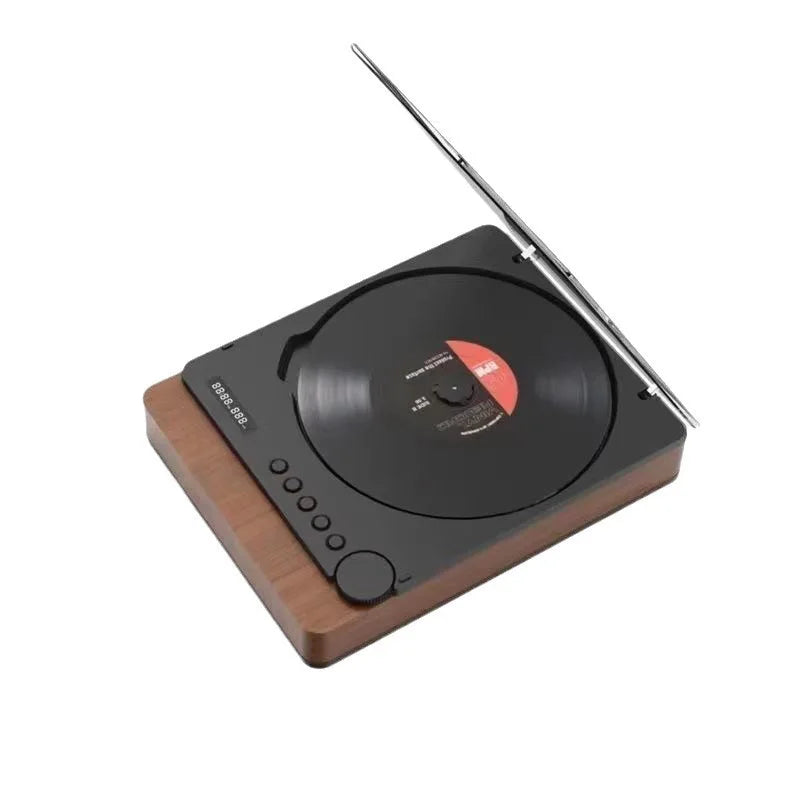 Bluetooth 5.1 Hi-Fi CD Player – USB Playback, MP3/WMA/WAV/AAC Home Music System Digispots