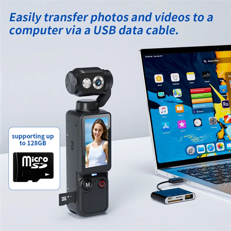 Lenovo 4K WiFi Sports Camera – Wearable, Autofocus & Long Battery Life Digispots